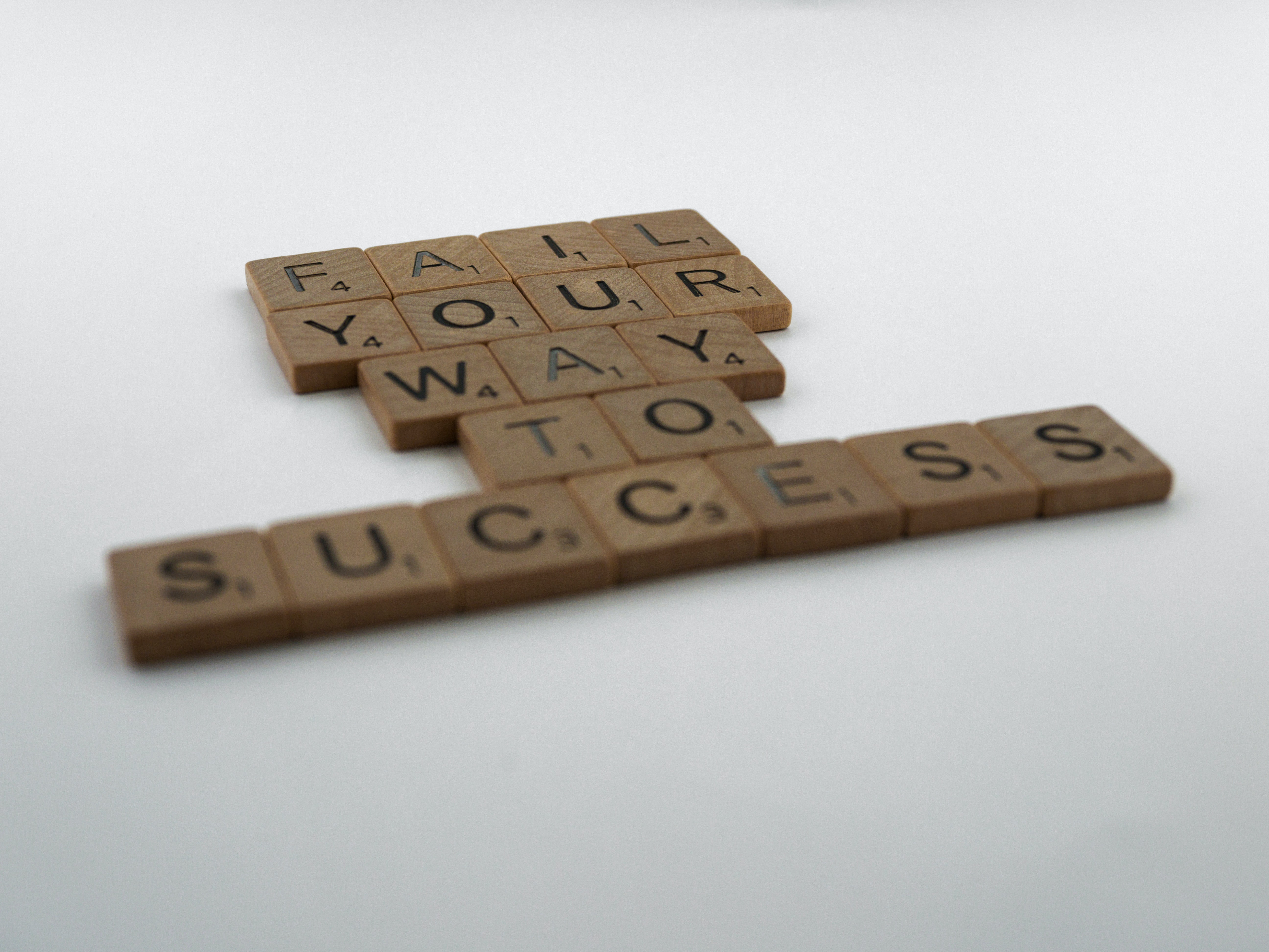 "Fail your way to success"